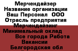 Мерчендайзер › Название организации ­ Ваш Персонал, ООО › Отрасль предприятия ­ Мерчендайзинг › Минимальный оклад ­ 17 000 - Все города Работа » Вакансии   . Белгородская обл.,Белгород г.